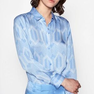 Equipment silk Leema shirt. Timeless, slim-tailored cut, in 100% silk